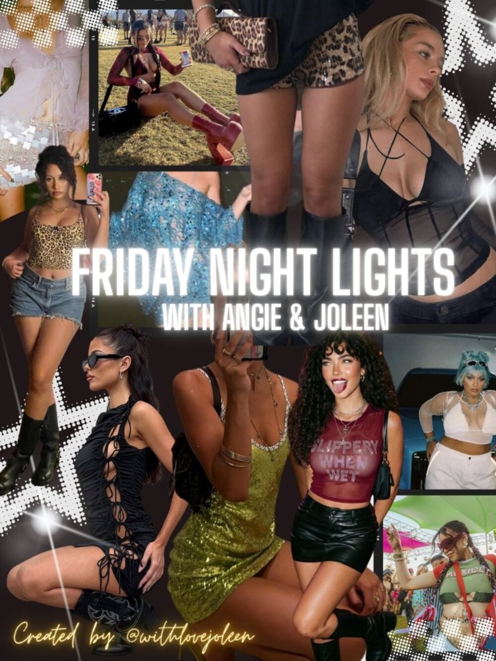 ✨ FRIDAY NIGHT LIGHTS ✨ with @withlovejoleen + @rockin_racks